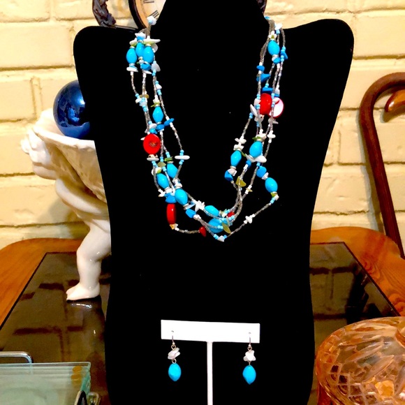 Esmor Jewelry - Esmor Necklace And Earrings Set